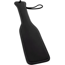 Шлепалка Paddle гладкая из эко-кожи, чёрная: Производитель Paddle