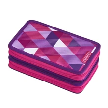 Пенал с наполнением 31 предмет Herlitz Triple Cubes Pink Кубики розовые (50021062): Год выпуска коллекции 2019