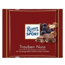 Шоколад Ritter Sport Trauben Nuss 100 г (DL13896): Вес, г 100