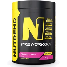 Предтренировочный комплекс Nutrend N1 510 g / 60 servings / tropical candy: Тип Комплекс до тренировки