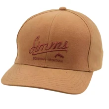 Мужская бейсболка Simms Riprap Canvas коричневая (13026-262-00): Производитель Simms