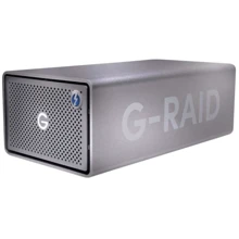 Внешний жесткий диск SanDisk Professional G-RAID 2 12TB (SDPH62H-012T-MBAAD): Размеры, мм 251x130x91
