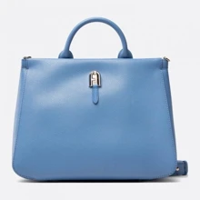 Женская сумка тоут Furla Palazzo S Tote светло-голубая (WB00345AX07320773S): Пол Женский