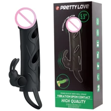 Насадка на член LYBAILE Pretty Love Penis Sleeve 5.5 "Black: Для кого Для мужчин