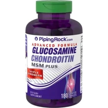 Piping Rock Advanced Triple Strength Glucosamine Chondroitin MSM Plus 180 caplets Глюкозамін, хондроїтин, метілсульфонілметан - плюс. Глюкозамін, хондроїтин, метілсульфонілметан - плюс. вдосконалять: Тип Глюкозамін