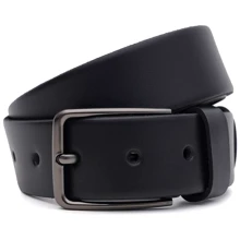 Чоловічий ремінь Borsa Leather чорний (115v1fx62-black): Стать Мужской