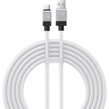 Кабель Baseus USB Cable to USB-C CoolPlay Series Fast Charging 100W 2m White (CAKW000702): Тип USB Cable - USB-C