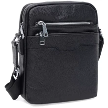 Мужская сумка через плечо Ricco Grande черная (K16507bl-black): Пол Мужской