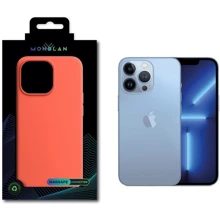 Чехол для iPhone Monblan Silicone Case with Animation & MagSafe Nectarine for iPhone 13 Pro: Цвет оранжевый