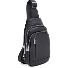 Чоловіча сумка-слінг Ricco Grande чорна (K16183bl-black): Стать Мужской