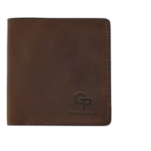 Мужское портмоне Grande Pelle Lettera коричневое (537120): Пол Мужской