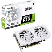 Видеокарта ASUS DUAL-RTX3060TI-O8GD6X-WHITE: Объем памяти, Гб 8