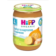 Пюре HIPP тыква с индейкой, 190 гр (9062300108733): Вид Овоще-мясное