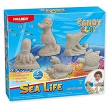 Песок для творчества Paulinda Sandy clay Морская жизнь-животные 300г 5 ед PL-140017: Производитель PAULINDA