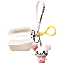 Чехол для наушников TPU Case Cute Charm Mouse White for Apple AirPods Pro: Тип Чехол