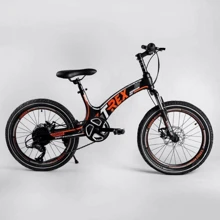 Велосипед Corso T-Rex 70432 (черно-оранжевый): Диаметр колес, дюймов 20