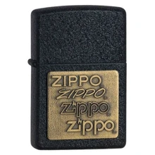 Зажигалка Zippo BRASS EMBLEM BLACK CRACKLE (362): Производитель Zippo