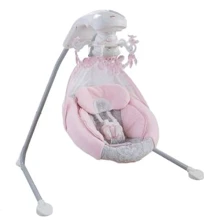Кресло-качалка з проектором Fhisher Price 'Rose Chandelier' (BMB21): Дополнительные удобства Контроль скорости движения, Звуковое сопровождение, Ремни безопасности, Съемный чехол