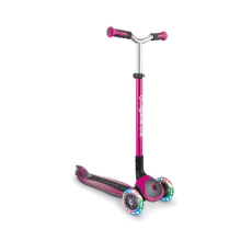 Самокат Globber серии Master Lights розовый, колеса с подсветкой, до 50кг, 4+: Количество колес 3