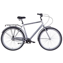 Велосипед Dorozhnik COMFORT MALE планет. с багажником зад St, с крылом St 2022 SHIMANO NEXUS ST 28" серый (OPS-D-28-291): Материал рамы Сталь