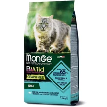 Сухой корм беззерновой Monge Cat Bwild Grain Free со вкусом трески 1.5 кг (70012058): Тип Сухой корм