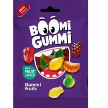 Цукерки Boomi Gummi Fruits желейні 70 г (4820240037293): Вага, г 70