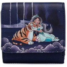 Женский кошелек Loungefly LF Disney Jasmine Castle Kisslock синий (WDWA1705): Пол Женский
