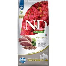 Сухой корм Farmina N&D Quinoa Duck, Brocooli & Asparagus Neutered для взрослых стерилизованных собак средних и крупных пород утка, киноа, брокколи и спаржа 12 кг 40176 (X/01/48): Тип Сухой корм