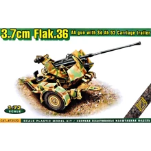 Модель Ace Зенитная пушка FlaK.36 3.7cm на прицепе Sd.Ah.52 (ACE72570): Производитель ACE