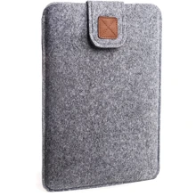 Gmakin Cover Sleev Felt Light Grey/Brown (GM55-15) for MacBook Pro 15/Pro 16: Цвет серый (Space Gray)
