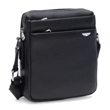 Чоловіча сумка через плече Ricco Grande чорна (K1z210-black): Стать Мужской