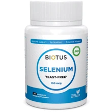 Biotus Selenium 100 mcg Селен без дріжджів 60 капсул: Тип Селен