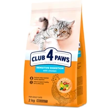 Сухой корм Club 4 Paws Premium Sensitive Digestion Adult Cat Chicken для котов с чувствительным пищеварением 2 кг (4820215368773): Тип Сухой корм