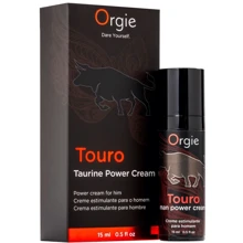 Крем для усиления эрекции Orgie Touro Power Cream, 15 мл, с таурином, гинкго и корнем женьшеня: Форма выпуска Крем