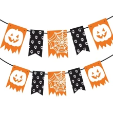 Гирлянда бум. флажки Yes! Fun Хэллоуин "Halloween Party" 13 флажков 3 м (801179): undefined undefined