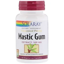 Solaray Mastic Gum 500 mg Экстракт мастиковой смолы 45 вегетарианских капсул: Тип Пищеварительные ферменты
