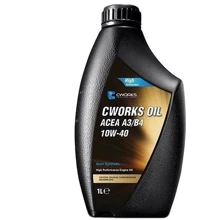 Олія моторна CWORKS OIL 10W-40 ACEA A3/B4 1л: Тип напівсинтетичне