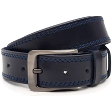 Мужской ремень Borsa Leather синий (V1115FX42-navy): Пол Мужской