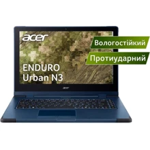 Ноутбук Acer Enduro Urban N3 EUN314A-51W (NR.R1GEU.00E) UA: Экран 14" IPS (1920x1080) Full HD