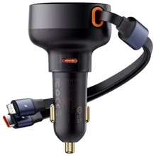 Зарядное устройство Baseus Car Charger USB-C Enjoyment Pro with Cable 60W Black (C00057802111-00): Особенности USB-C, Power Delivery (PD)