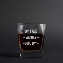 Стакан для виски BeriDari "Don`t ask. Bad day. Good day" 300 мл: Производитель BeriDari