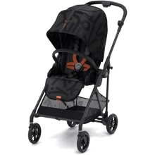 Прогулочная коляска Cybex Melio Real Black с бампером (522002631): Тип коляски Прогулочная