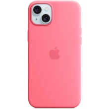 Чехол для iPhone Apple Silicone Case with MagSafe Pink (MWNE3) for iPhone 15 Plus: Цвет розовый
