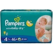 PAMPERS Active Baby-Dry Maxi (7-14кг) Эконом 46 шт.: undefined undefined