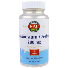 KAL Magnesium Orotate, 200 mg, 60 Tablets (CAL-71060): Тип магній