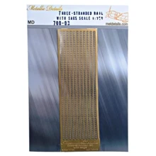 Фототравление Metallic Details Трехполосные леера с провисом MD-PE70003: Производитель Metallic Details
