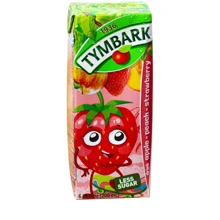 Напиток Tymbark Яблоко-персик-клубника, 200 мл: Объем, л 0.2