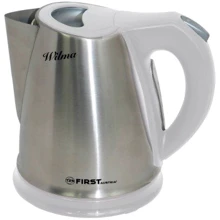 Электрочайник First FA-5407 Steel/White: Мощность, Вт 1500 Вт