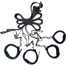 Растяжка на кровать Punishment - 5-Piece Bed Restraint Kit – Black: Производитель Punishment