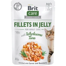 Влажный корм для котов Brit Care Adult Cat Fillets in Jelly with Wholesome Tuna pouch филе в желе с отборной курятиной и тунцем 85 г: Тип Влажный корм